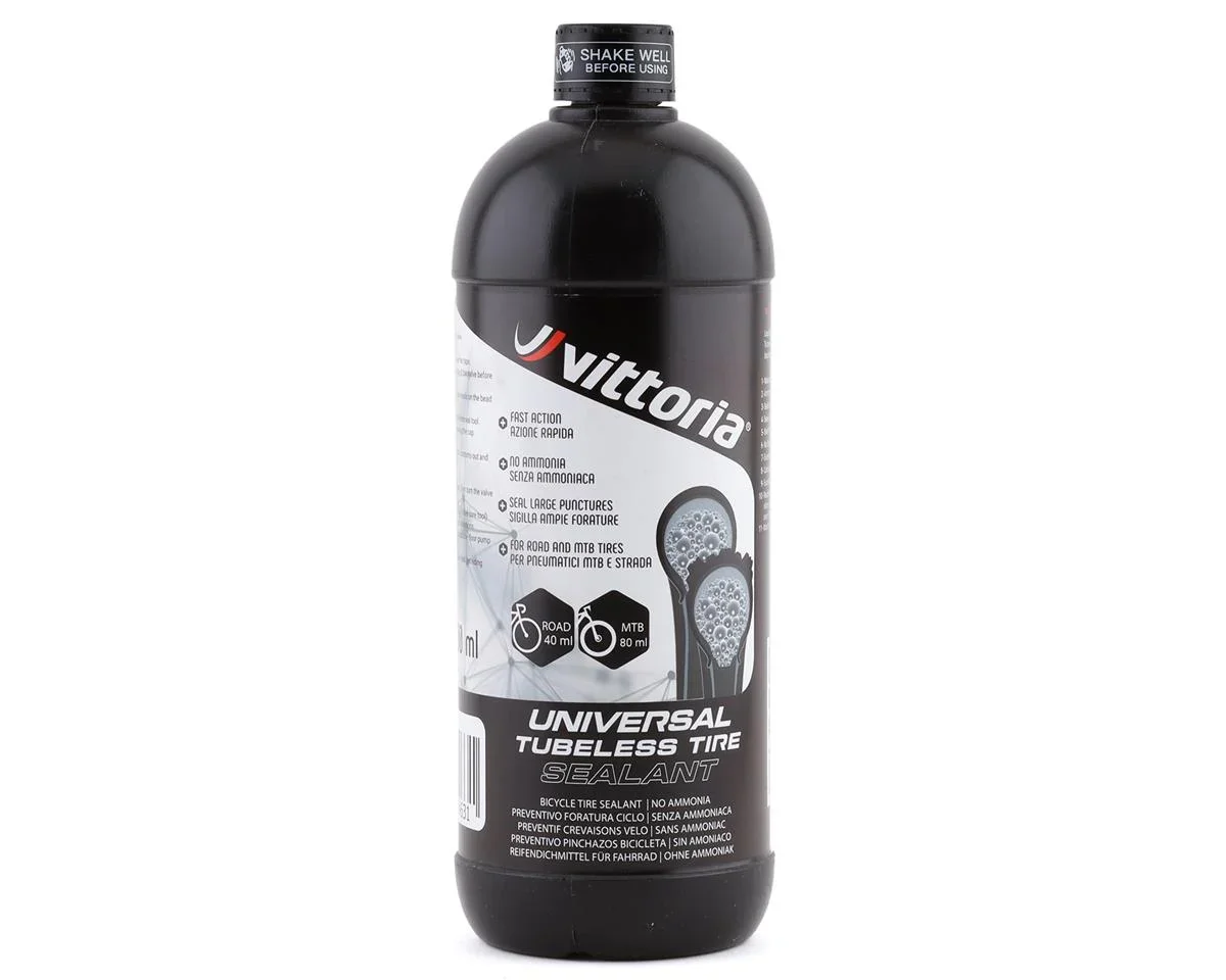 Vittoria Universal Tubeless Tire Sealant (Black) (500ml)
